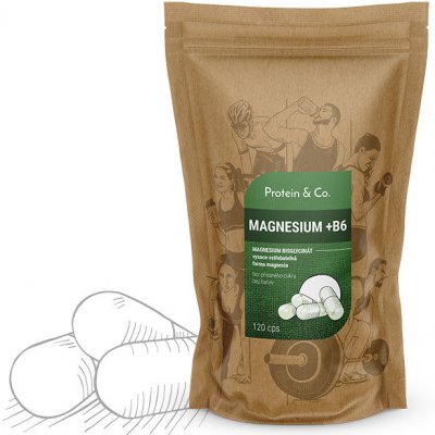 Protein&Co. Magnesium +B6 120 kapslí – Sleviste.cz