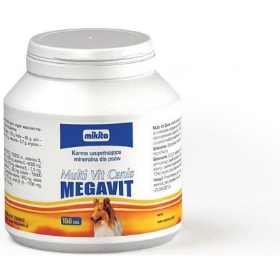 Mikita Multi Vít Canis Megavit - směs vitamínů, minerálů a aminokyselin 150 tbl – Hledejceny.cz