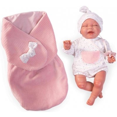 Antonio Juan Reborn miminko Můj malý reborn Luna v růžovém spacím pytli – Zboží Mobilmania