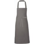 Link Kitchen Wear Extra široká klasická dlouhá zástěra na grilování Dark Grey Pantone 431 90x90cm X999 – Hledejceny.cz