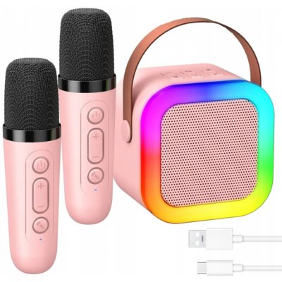 KARAOKE SADA PRO DĚTI 2 BEZDRÁTOVÉ MIKROFONY REPRODUKTOR 2X MIKROFON – Zbozi.Blesk.cz