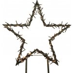 Luca Lighting LED hvězda Garden, černá, 60 x 75 cm – Hledejceny.cz