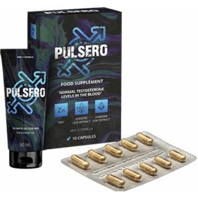 Pulsero Complex integratore alimentare 10 kapslí + Pulsero Gel 30 ml – Hledejceny.cz