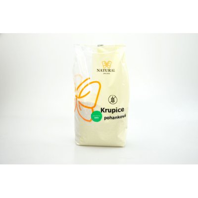 Natural Jihlava Krupice pohanková bez lepku Natural 0,5 kg – Zboží Dáma