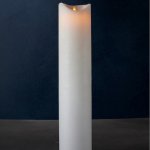 Sirius Vosková led svíčka Sara exclusive 50cm bílá – Hledejceny.cz