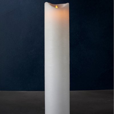 Sirius Vosková led svíčka Sara exclusive 50cm bílá – Hledejceny.cz