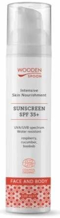 Opalovací mléko na tělo a obličej SPF 35+ Wooden Spoon 100ml