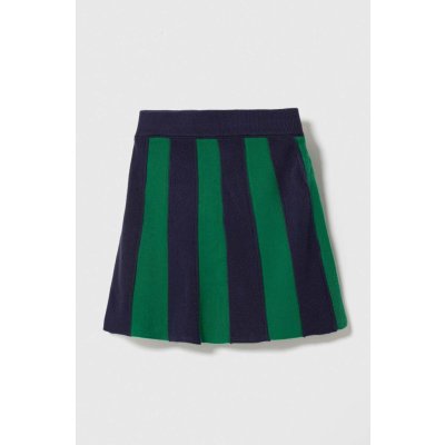 United Colors of Benetton sukně mini, áčková 1070Q000D.G.SEASONAL zelená