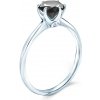 Prsteny Savicki zásnubní prsten The Journey bílé zlato černý diamant TJ R1 SZCD B