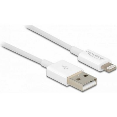 Delock 83000 Nabíjecí USB 2.0 USB-A zástrčka Apple Lightning konektor 1m bílý – Hledejceny.cz