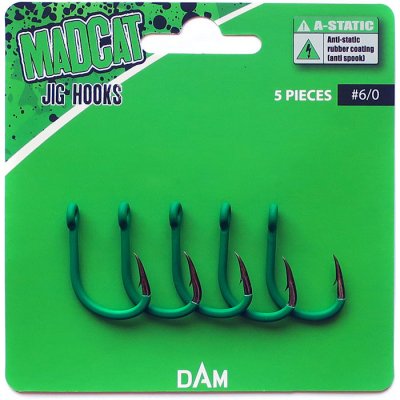 MadCat A-Static Jig Hook vel.4 5ks – Zbozi.Blesk.cz