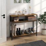 HOMCOM Konzolový stolek š 100 × h 29,5 × v 90 cm – Hledejceny.cz