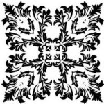 Mandala plastová šablona 012 C 14,5x14,5cm – HobbyKompas.cz