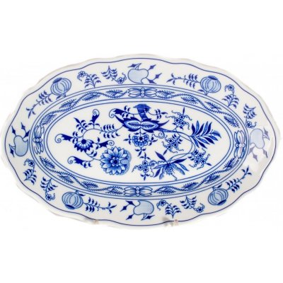 Český porcelán Dubí Mísa oválná cibulák 28 cm – Zboží Dáma