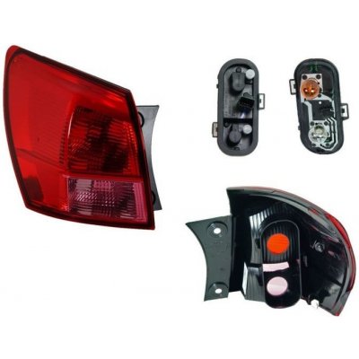 ZADNÍ SVĚTLO, LAMPA LEVÉ NISSAN QASHQAI (J10), 03.07-04.10 OE: 26555JD000, 26555-EY00A, 26559JD00A DEPO | Zboží Auto
