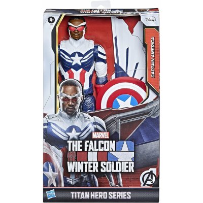 Hasbro Marvel Titan Hero Kapitán Amerika Sam Wilson – Zboží Mobilmania