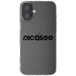 Picasee silikonový průhledný obal pro Apple iPhone 16 Plus - Picasee - new logo - black – Zboží Mobilmania