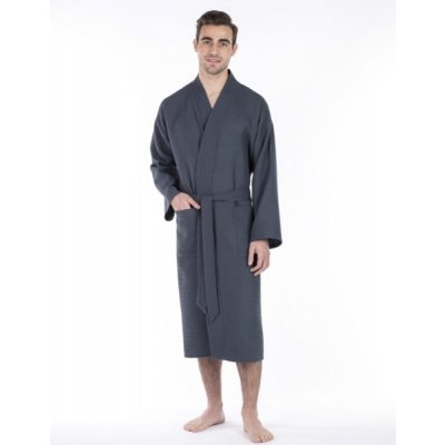 Framsohn kimono župan tmavá šedá – Hledejceny.cz