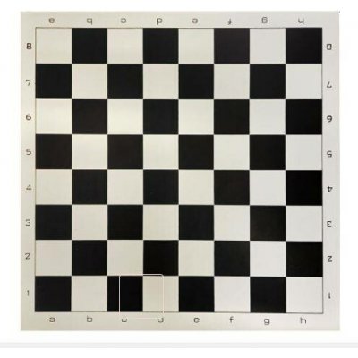 Hot Game Šachové plátno černobílé velké, pole 55 mm – Zboží Živě