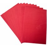 Matériaux Kreative Pěnovka Moosgummi červená (20x30 cm, sada 10 ks) – Zboží Dáma