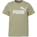 Puma ESSENTIALS N0. 1 LOGO TEE B Chlapecké triko, khaki, – Sleviste.cz