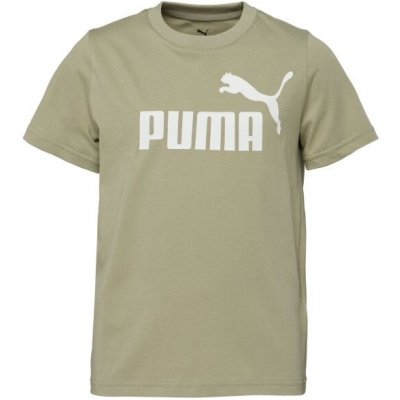 Puma ESSENTIALS N0. 1 LOGO TEE B Chlapecké triko, khaki, – Sleviste.cz