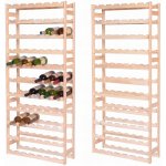 Stolmak Dřevěný regál na víno W-77 72,2x166 cm – Sleviste.cz