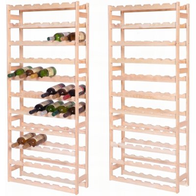 Stolmak Dřevěný regál na víno W-77 72,2x166 cm – Sleviste.cz