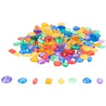 Tickit Průsvitné barevné drahokamy – Zboží Dáma