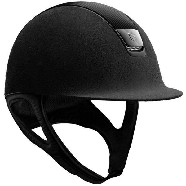 Jezdecká helma Samshield Jezdecká helma Premium 2.0 Leather chrome black black