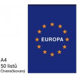 Oxford blok lepený A4 černý čtverečkovaný 50 listů – Zboží Živě