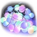 Solight LED vánoční řetěz barevné koule 40x LED 4m 2x AA – Zboží Mobilmania