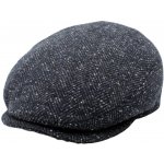Fiebig Headwear since 1903 Tvídová bekovka s ušními klapkami tmavě modrá rybí kost – Hledejceny.cz