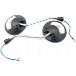 zrcátka zpětná skútr moto s blikači - závit M10x1,25 P+P | Zboží Auto