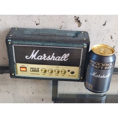 Marshall Amped Up Lager 12° 4,6% 3 x 0,33 l (sklo)