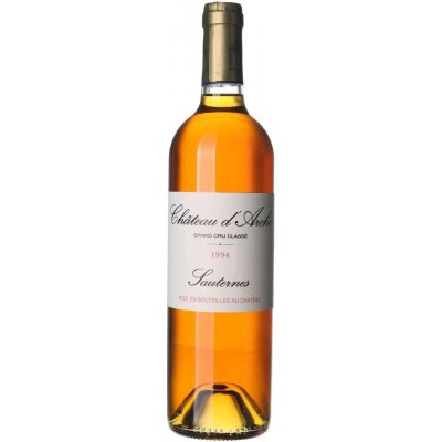 Château D'Arche Sauternes Grand Cru sladké bílé 1994 14% 0,75 l (holá láhev) – Hledejceny.cz