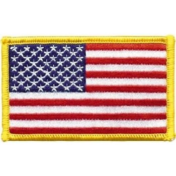Nášivka US vlajka 5 x 7,5 cm