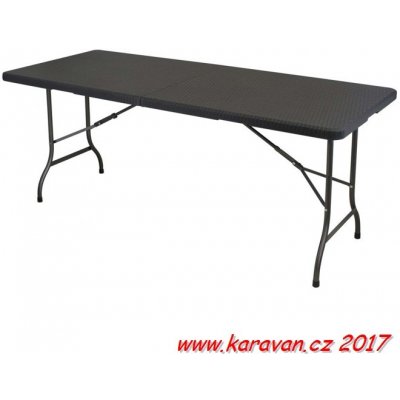 Skládací kempingový stolek EuroTrail Paviljon Rattan 1795 x 720 x 745 mm – Hledejceny.cz