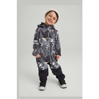 REIMA dětský softshellový overal Moomin Skyddad Black – Zboží Dáma