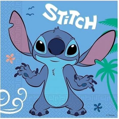 Procos Papírové ubrousky Stitch 20ks 33x33cm – Zboží Dáma