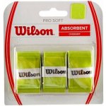 Wilson Pro Soft overgrip 3ks limetková – Zboží Dáma