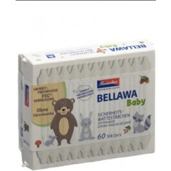 Bellawa Baby Vatové tyčinky pro kojence 60 ks