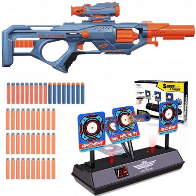 Raketomet nerf elite 2.0 eaglepoint s mířidlem a štítem – Sleviste.cz