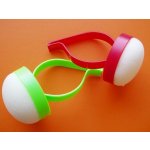 Lepaso Jehelníček na ruku plastový červený semiš (2ks/bal.) – Zboží Dáma