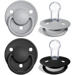 Bibs De Lux silikon Cloud black 2 ks