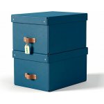 Leitz Puro úložný box A4 260 x 200 x 350 mm modrý 2 ks – Zboží Mobilmania