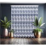 BytoTex Hotová záclona s výšivkou L 105-5406, 400x250 cm – Sleviste.cz