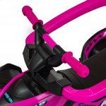 Baby Mix Mega s vodící tyčí růžové – Zboží Dáma