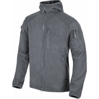 Mikina Helikon-Tex Alpha fleece šedá – Sleviste.cz