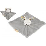 Teddies Zajíc/Zajíček usínáček chrastítko plyš 25x25 cm šedivý – Hledejceny.cz